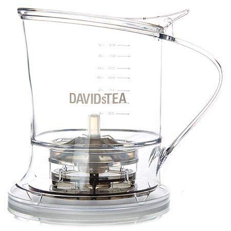 DAVIDsTEA Tea Steeper for Loose Tea with Lid, Bottom Dispensing Tea Infuser, Perfect Tea Maker (32 Ounce)