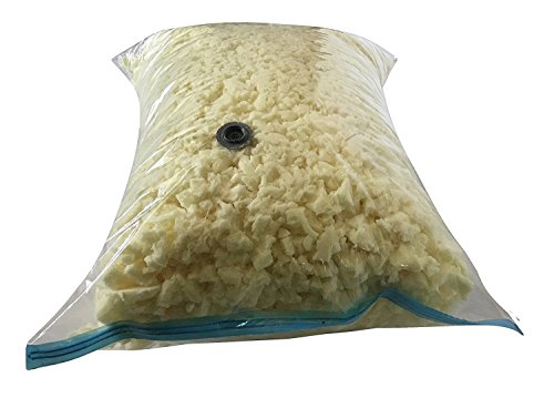 Durable Denisty Shredded Memory Foam Inserts Filling for Arts and Crafts, Bean Bags, DIY Projects, Pet Dog Beds, Pillows Chairs Sofas Couches Stuffing, Plushes, Poufs, Ottomans, Refill 40 lbs