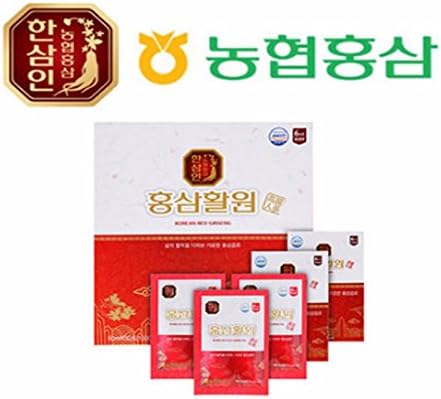 NH Hansamin 6 years Korean Red Ginseng Extract Drink 50ml x 30 packs Heath Tea