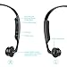 Bone Conduction Headphones, HLQING Bluetooth Wireless Stereo Headset V4.2 Cheek Bone Over The Ear Headset, Sweatproof, Water Resistant Sports Headphone