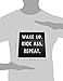 Wake Up. Kick Ass. Repeat. Wood Sign Black