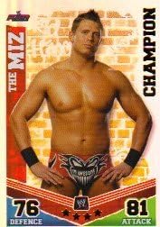 WWE Slam Attax Mayhem CHAMPION 004 The Miz by MAD4Collectables