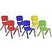 Best Choice Products Multicolor Set of 6 Kids Plastic Stacking School Chairs Set, 10