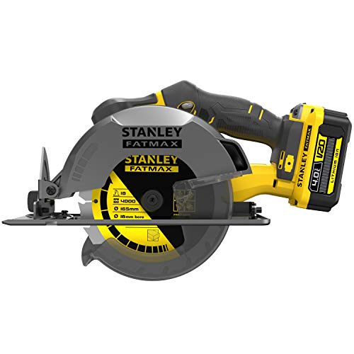 Stanley FatMax 18V Akku-Handkreissäge SFMCS500M2K (4.0 Ah, werkzeuglose Schnitttiefen- und Winkeleinstellung bis 50… – Bild 4