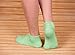Bucky Luxuriously Plush Aloe-Infused Moisturizing Spa Socks To Protect Pedicures Soften Skin, Provide Comfort While You Sleep - Mint