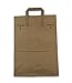 Duro Heavy Duty Paper Grocery Bags with Handles 70# 50 Count-1/6 Dubl Life Kraft Paper Sacks, Large Brown Bags for Shopping & Retail, Recycled FSC- 12 x 7 x 17 Inches