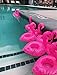 Inflatable Floating Flamingo Drink Holder 12 Pack Swimming Pool Float Coasters Coke Cup Holder for Beverage Cans Cups & Bottles - Fun Kid & Adult Pool Party …