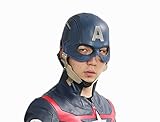 XCOSTUME Civil War Cosplay Costume Steven Rogers Battle Outfit 2016,Costume Belt groves,X-Large(178-182cm)