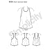 Simplicity Creative Patterns 8338 Misses' Knit Sports Tops with Back Variations, Size A (XXS-XS-S-M-L-XL-XXL)