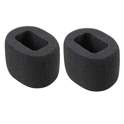 2 Pcs Foam Windscreen Fits Zoom H1n Handy Recorder Digital Recorder by Hermitshell