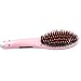 Maysky Hair Straightener Brush Instant Magic Silky Straight Hair Styling Anion Hair Care Anti Scald Zero Damage(pink)