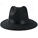 IWIWB 1920s Mens Accessory Set Hard Felt Wide Brim Panama Hat Gangster Theme Party