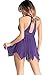 Escante Women's Purple Fairy Babydoll Lingerie