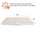 PARTYSAVING PET Palace Self Heating Snooze Pad Pet Bed Mat for Pets Cats Dogs and Kittens for Travel or Home, APL1344, White, Medium