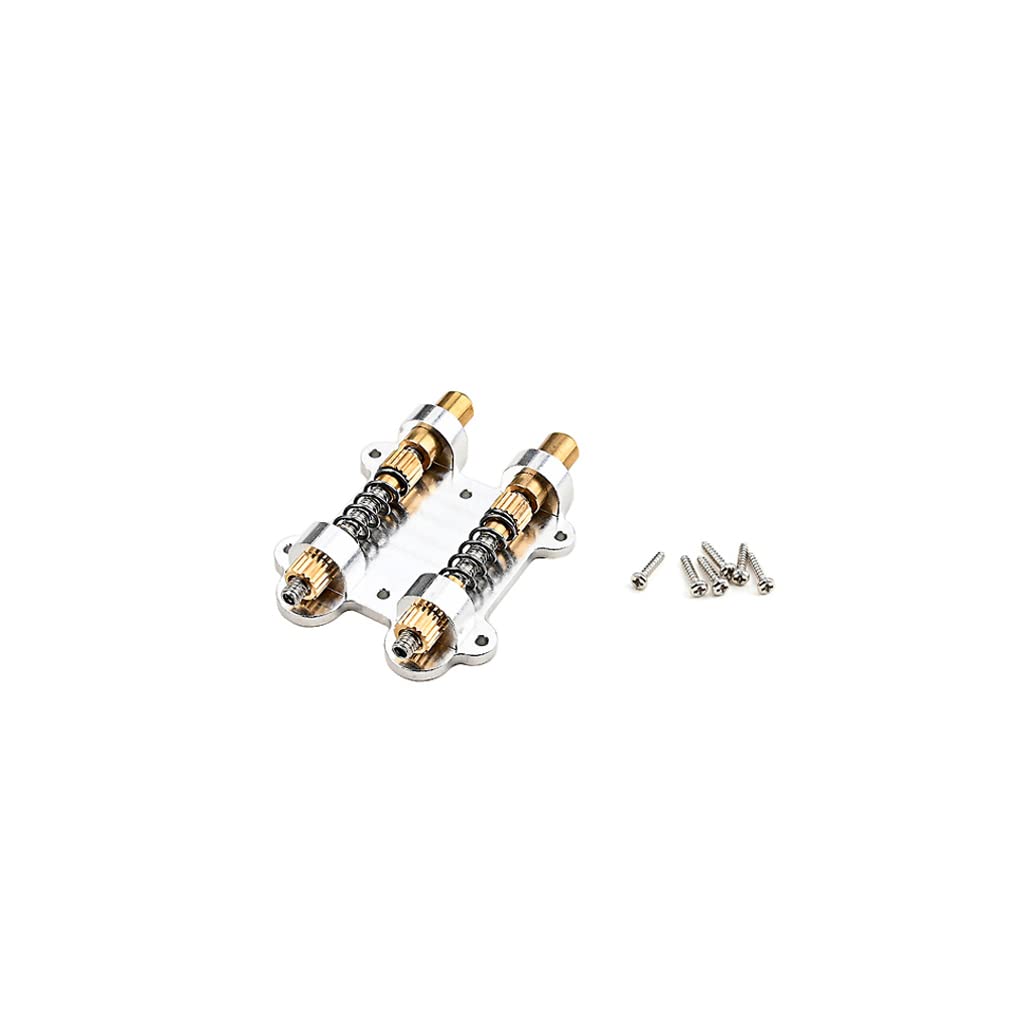 Alnicov Guitar Double Tremolo Bridge Stabilizer,Guitar Tremolo Stopper Stabilizing Device Kit For Electric Guitar