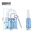 Acrylic Transparent Practice Padlocks With Plastic Lock Beam,Cutaway Crystal Pin Tumbler Keyed Padlock, Lock Picking Practice Tools for Locksmith,Locksmith Beginner(Unlocking Lock Pick Tool Excluded)