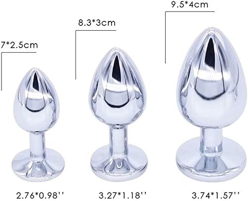 Z-one-1-Set-da-3-pezzi-perline-Btt-Plug-in-acciaio-inossidabile-con-cristalli-lisci-impermeabili-con-base-per-gemme-a-forma-rotonda