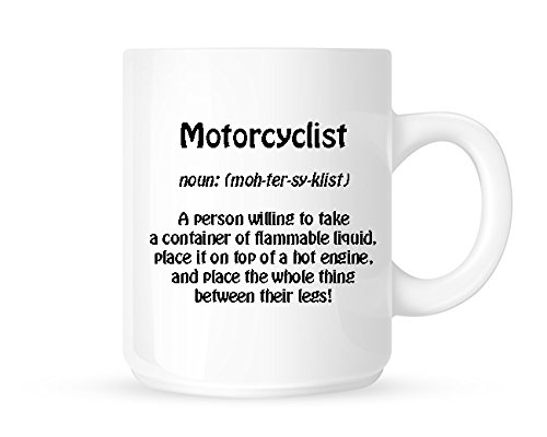 Definition of a Motorcyclist/Biker - Tea/Coffee Mug/Cup - Great Gift Idea
