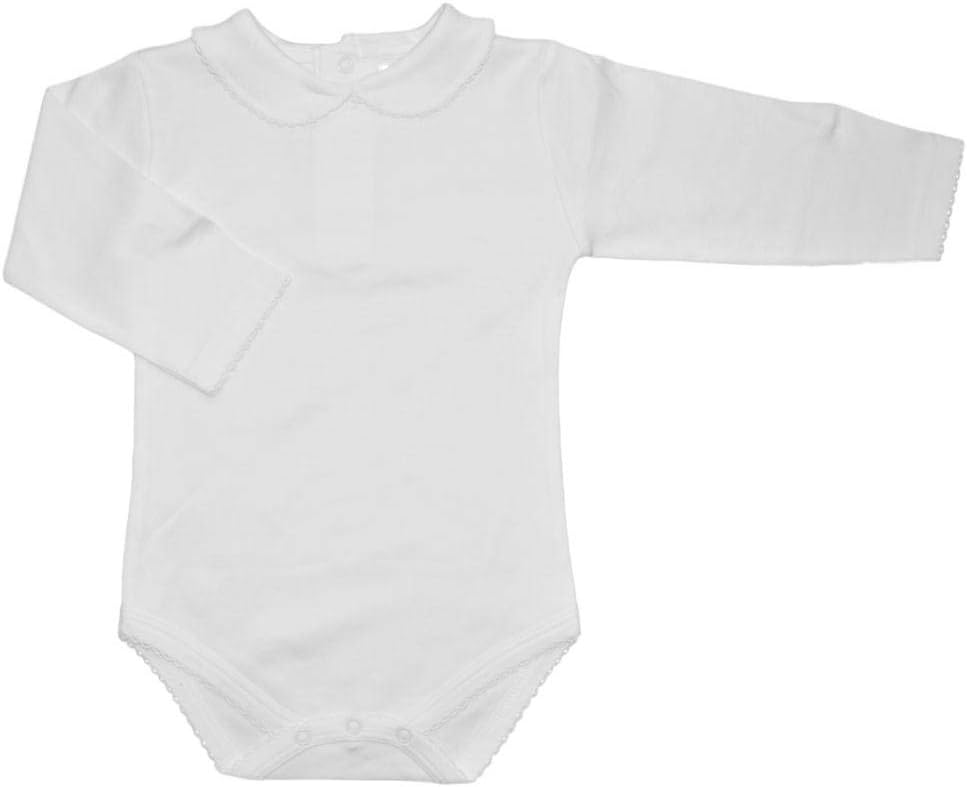 CARLINO Peter Pan Collared Bodysuit - Long Sleeve, Extra Soft, 6 Colors Available