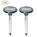 Rodent Mole Repeller Yard Ultrasonic Solar Power 2 Pcs