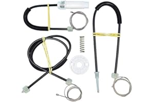 VIP KROM Window Regulator Repair Kit Compatible with VW Beetle Convertible Front Right 2003-2010 1Y0837462F
