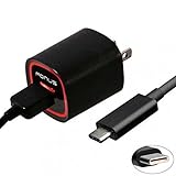 2.4A Rapid Home Wall Travel AC Charger 6ft Type-C