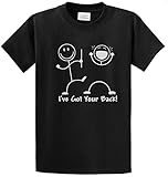 Joe's USA - Funny T-Shirt Stick Figures I Got Your Back