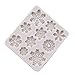 VWH 1pcs Snowflake Christmas Silicone Fondant Tools Snowflake Mold for Cake Baking Decoration Mold