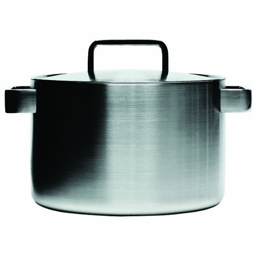 Iitala Dahlstrom Tools Casserole W/ Lid (8 Qt), Brushed Stainless Steel