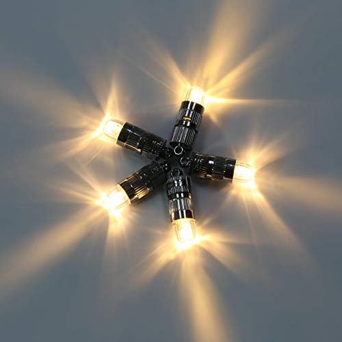 LIHAO 15PCS LED Balloons Light Lamps Shade - Warm White for Lantern Paper Decoration Wedding, Party