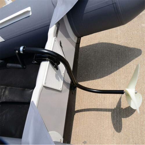 WANLECY Boat Propeller, Hand Operated Outboard Motor Inflatable Boat Trolling 3:1 Gear Ration for Small Watercraft - Thumbnail 6