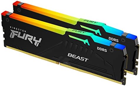 Amazon.com: Kingston Fury Beast RGB 32GB 5200MT/s DDR5 CL40 DIMM