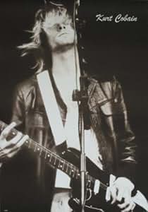 Amazon.com: Kurt Cobain /Nirvana Solo Guitar - Black/white ...