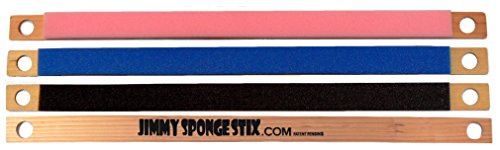 Jimmy Sponge Stix Inc - Single (Pink, Blue, or Black) Unique Tool for Painting, Cleaning, and dusting Behind Your Toilets and in Between Other Tight Spaces