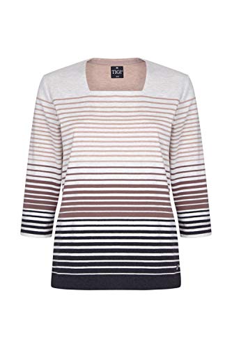 [- TIGI Engineered Stripe Top  -]