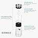 Glass Water Carafe 44 Ounces Heat Resistant Drip-Free with Filter Pot Lid, 10.5 Inches Fruit Skewer, Borosilicate Glass Water Pitcher for Hot or Cold Drink