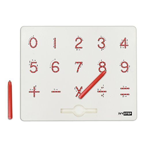 Ivy Step Magnetic Number Tracing Board with Two Stylus Pens
