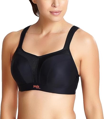 Panache - Reggiseno Sportivo Semplice, Donna, Nero (Black), 40 GG- UK