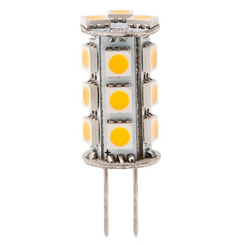 HERO-LED  DTG6-18T-DW Dimmable Back Pin Tower GY6.35 Low Voltage 12V LED Halogen Replacement Bulb, 2.5W, 20-25W Equal, Daylight White 5000K, 5-Pack - Thumbnail 2