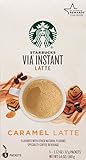 Starbucks VIA Instant Coffee, Caramel Latte, 30 Count
