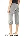 Alternative Womens Eco-Jersey Crop Pants Large Eco Grey