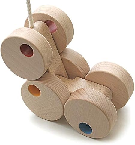 Amazon Co Jp 六輪車 オープンタイプ ハイハイから歩き始めの木のおもちゃ 知育玩具 日本グッド トイ受賞 おもちゃ