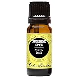 Sunshine Spice Synergy Blend Essential Oil by Edens Garden- 10 ml (Balsam, Camphor, Cinnamon Bark, Cinnamon Leaf, Eucalyptus and Sweet Orange)
