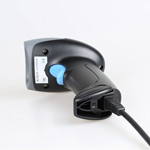 Ayake USB Barcode Scanner Wired Handheld High Speed Laser Bar Code Scanner Automatic Sensing for Mac/Windows/Linux - Thumbnail 2