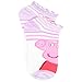 Peppa Pig Little Girls 6 pack Socks (6-8 (Shoe: 10.5-4), Ballet Pink No Show)