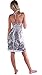 INGEAR Studded Empire Halter Dress (Medium, Black)