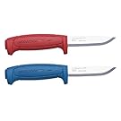 Bundle - 2 Items: Morakniv Craft Basic 511 Carbon Steel Knife, Morakniv Craft Basic 546 Stainless Steel Knife