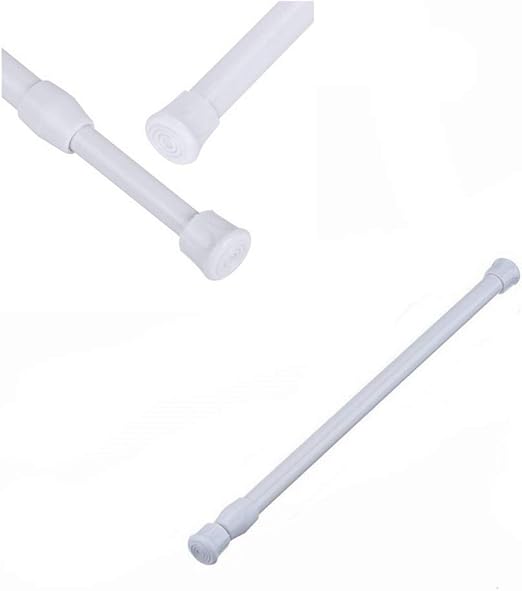 Amazon Com Wellgoods Spring Curtain Tension Rods Adjustable
