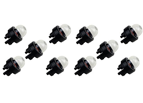 XLX 10pcs Snap In Poulan Carburetor Primer Bulb Fuel Pump Fit For Stihl/Weed Eater/McCulloch / Ryobi Echo