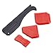 Outus 4 Pieces Sealant Tool Caulking Tool Kit for Bathroom Kitchen and Frames Sealant Seals (Black, Red)